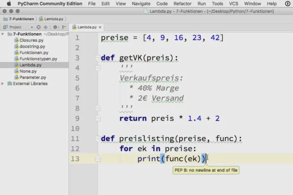 Mengoding dengan Python - 7.7 Fungsi Lambda