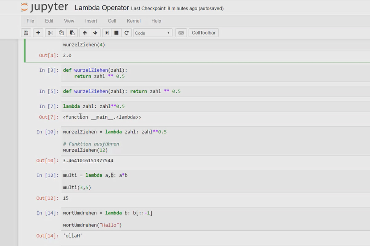 Python-programmering för nybörjare - 37 Lambda-operatorer