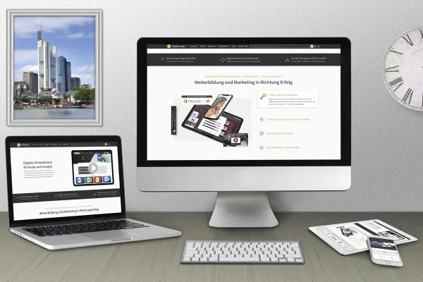 Photoshop-Mockup-mall för en arbetsplats