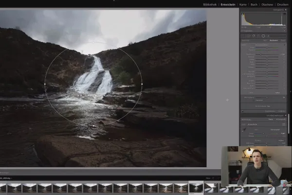 Lightroom Classic CC-Tutorial: 5.5 | 원형 필터