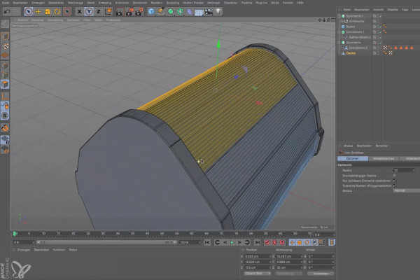 Cinema 4D pour les débutants - Pratique 3D: 6.5 Couverture