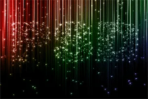Striper med skinnende stjerner + stjerneglittertekst