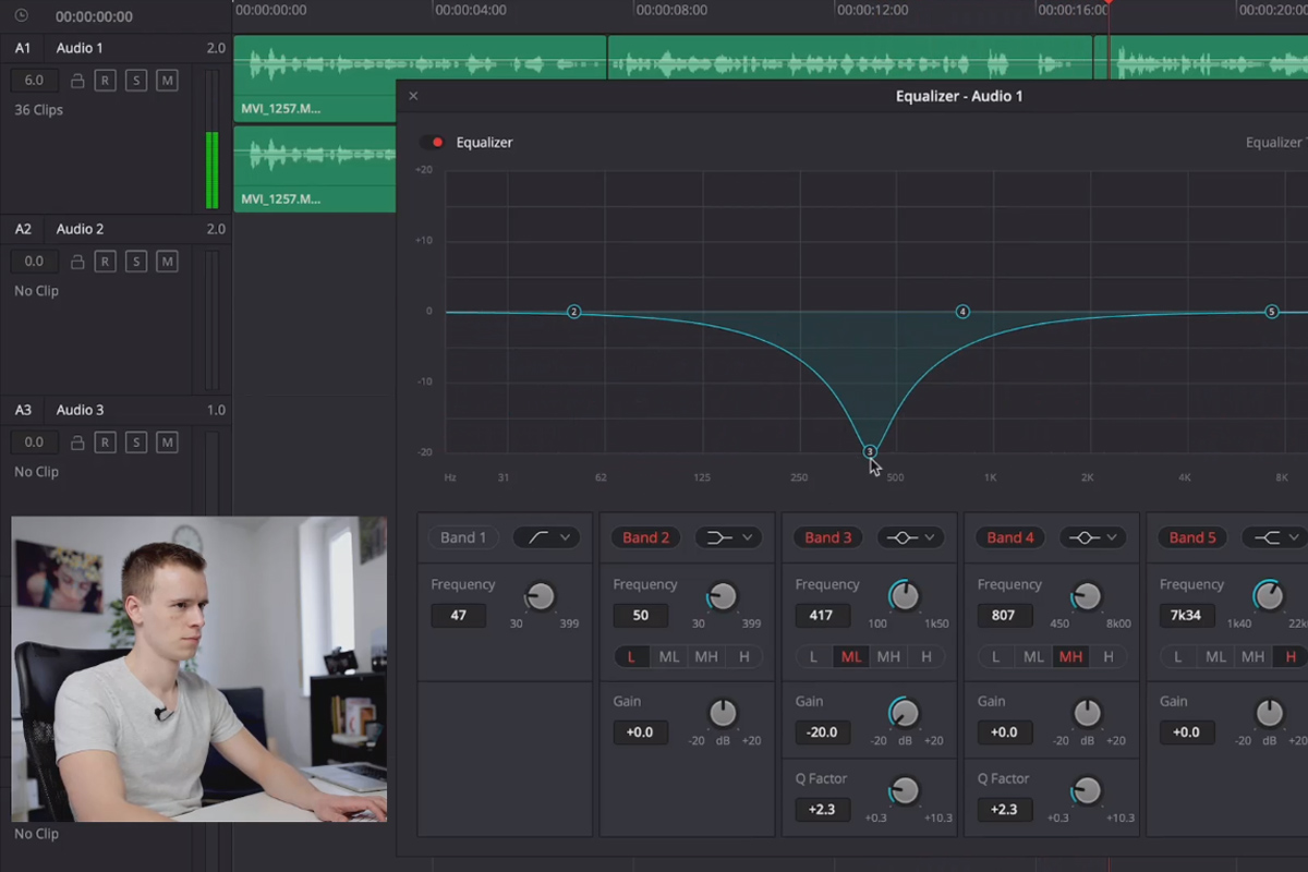 DaVinci Resolve-handbok: 5.4 | Redigera röstinspelningar