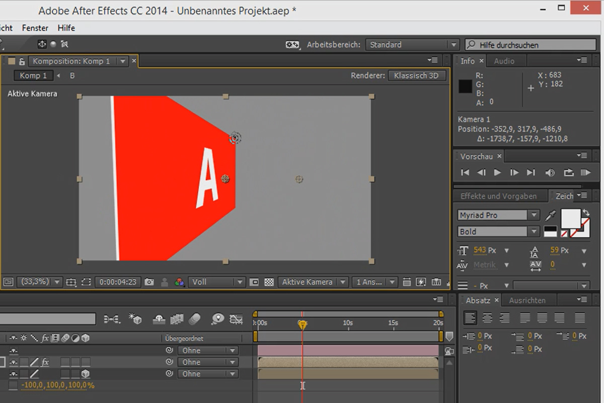 Tips och tricks för 3D i After Effects: Dubbelsidiga lager