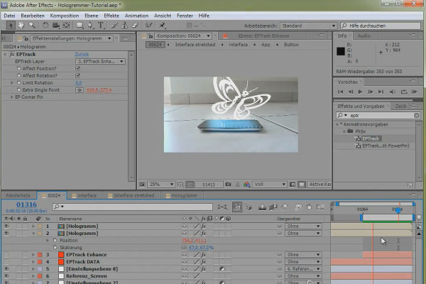 SpecialFX - Hologrammer Parte 2 - Seguimiento 2,5D y EPTrack