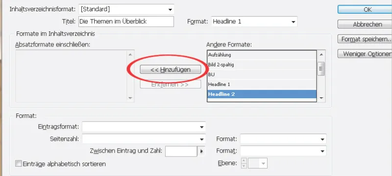 Turinio sukūrimas programoje "InDesign