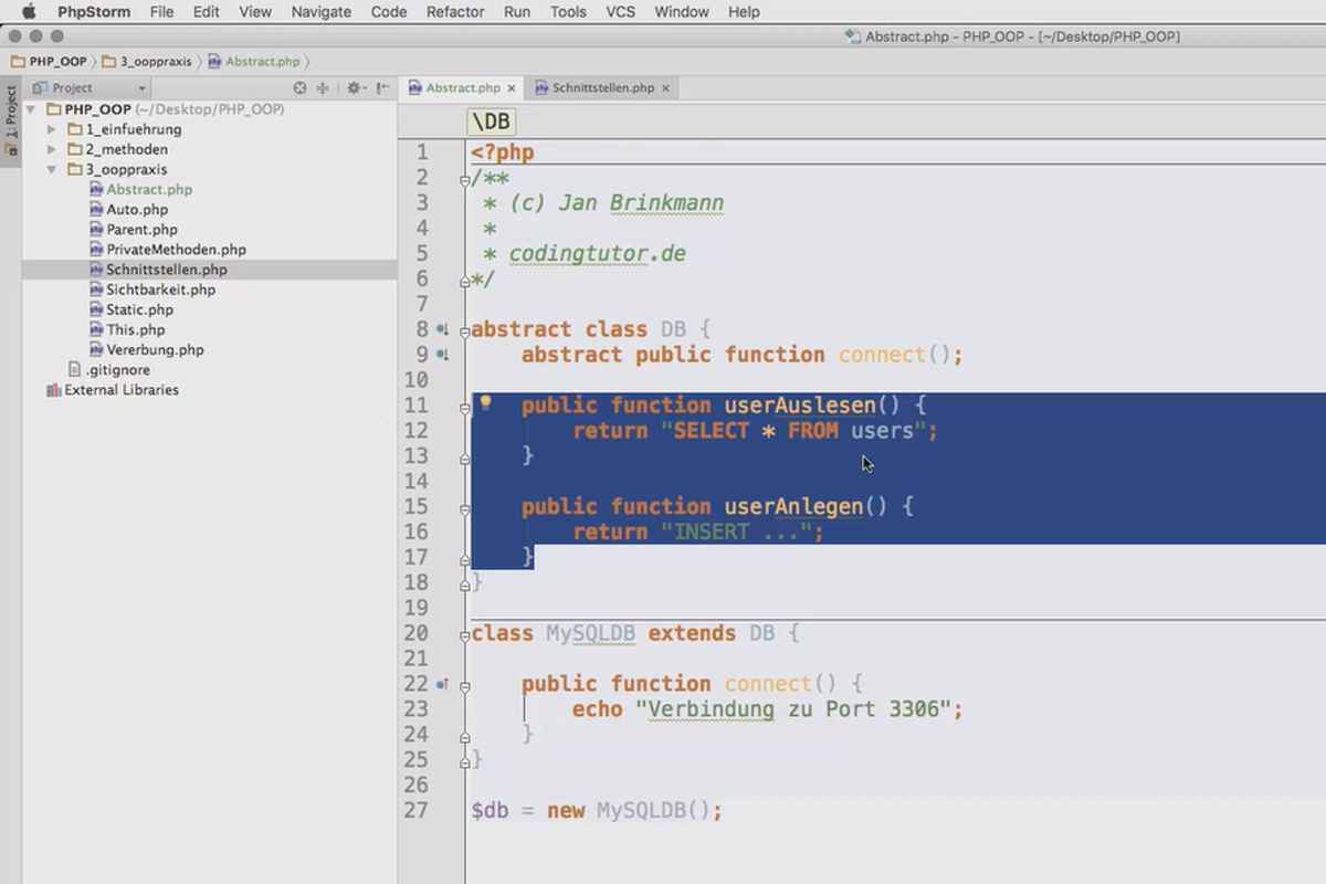 Programación web orientada a objetos con PHP - 5.09 Clases y métodos abstractos