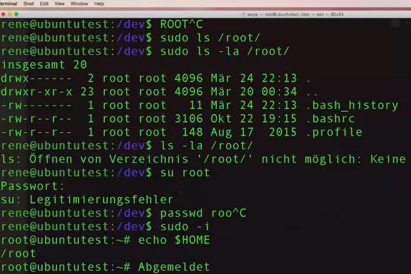 Linux für Einsteiger – 8.1 Der Root-User (Administrator)
