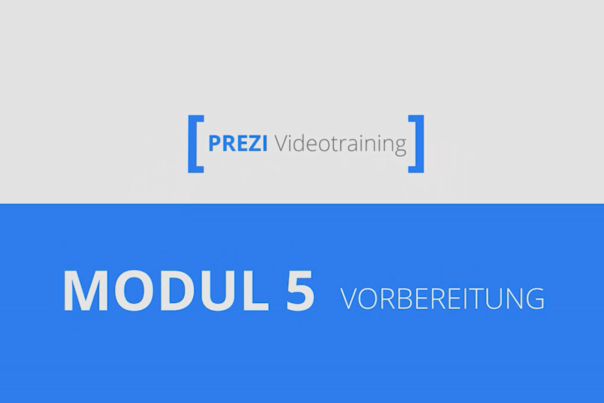 Prezi pour débutants - des présentations qui enthousiasment - 5.2 La préparation.