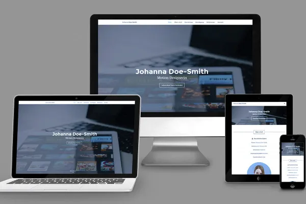 Photoshop-Mockup-mall för en arbetsplats - Variant 2.