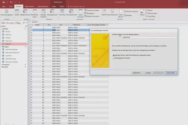 Besser in Access: Werde zum Daten-Helden – 6.10 Wie viele Postleitzahlen hat ein Ort?