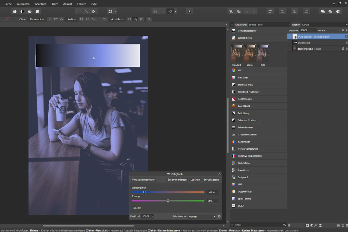 Affinity Photo opplæring - Grunnleggende: 4.2 | Hvitbalanse