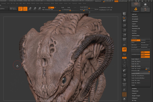 ZBrush för nybörjare: 10.1.6 Arbetsflöde I - texturering