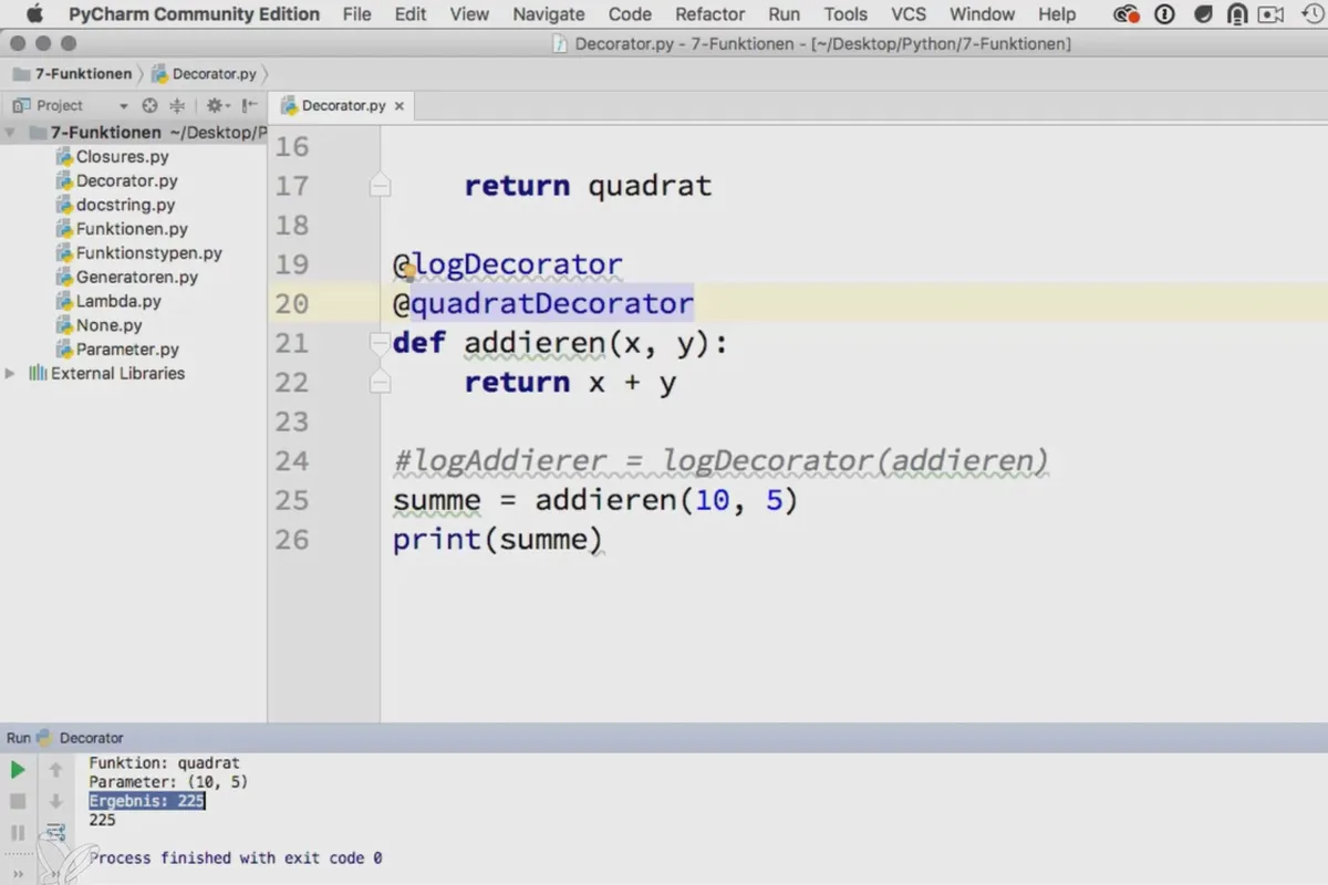 Programmieren mit Python – 7.9 Dekoratoren