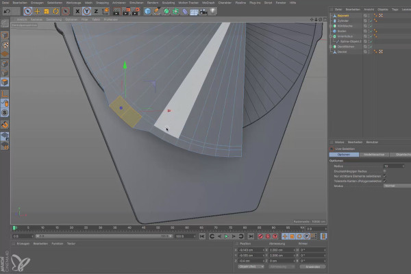 Cinema 4D pour débutants - Pratique 3D : 6.7 Bajonett