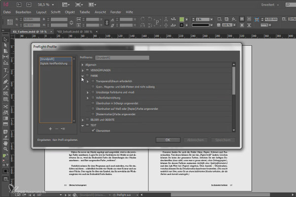 Adobe InDesign'da büyük projeler - 5.05 - PreFlight
