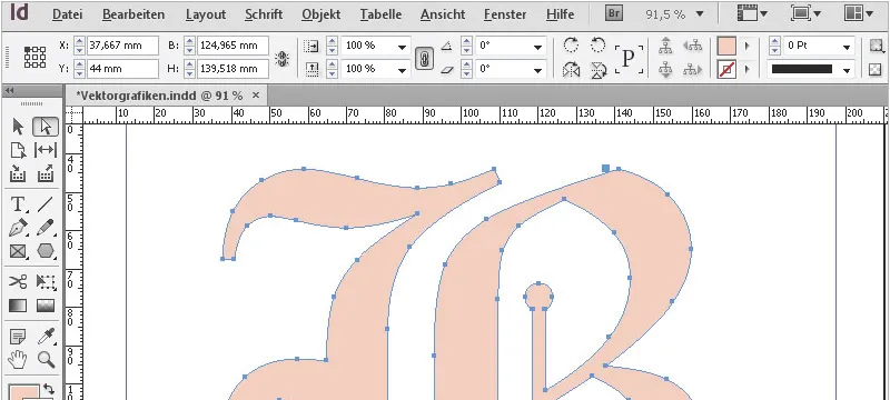 Vektorinės grafikos kūrimas programoje "InDesign