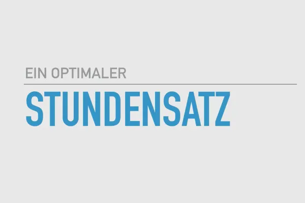 Existenzgründung: als Freelancer erfolgreich durchstarten: 4.3 Dein Stundensatz