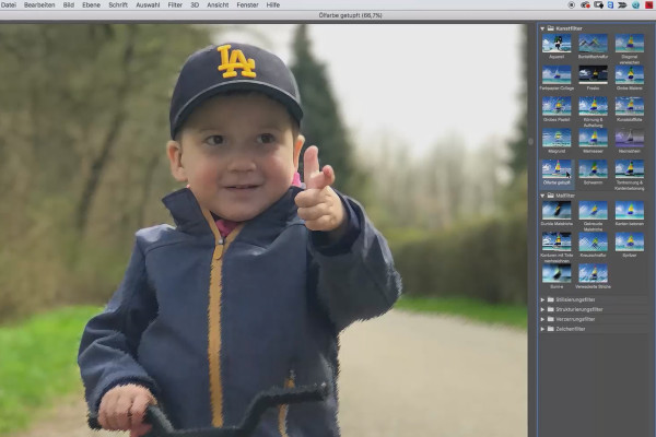 Photoshop para principiantes y expertos - 5.2 Galería de filtros