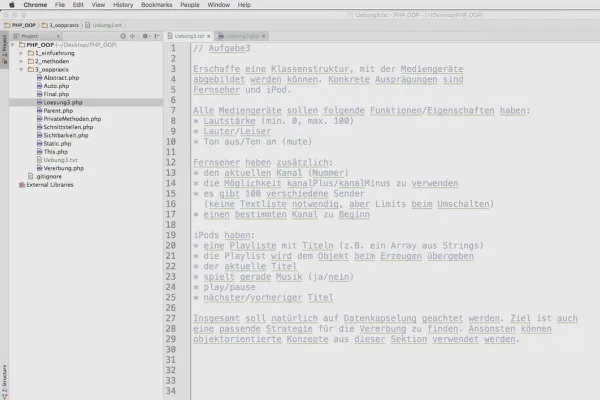 Objektorientierte Web-Programmierung mit PHP – 5.11 Übungsaufgabe #3