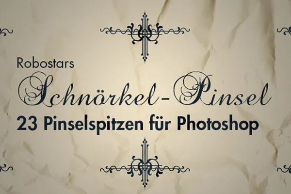 Schnörkel-Pinsel