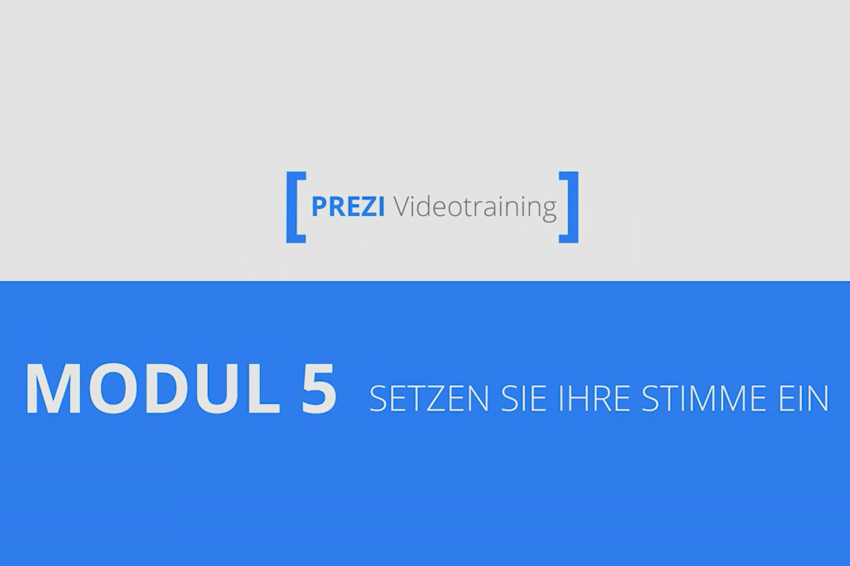 Prezi pour débutants - Des présentations qui enthousiasment - 5.4 Comment utiliser consciemment ta voix.