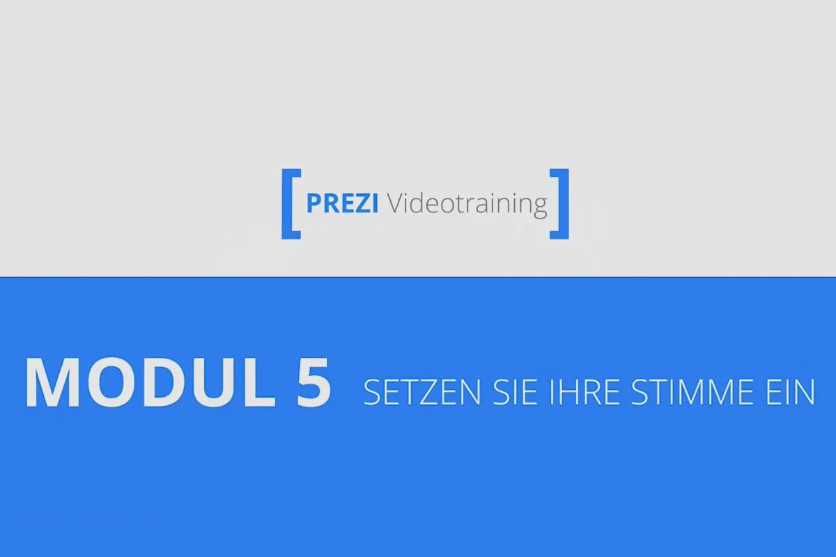 Παρουσίαση Prezi για αρχάριους - Παρουσιάσεις που ενθουσιάζουν - 5.4 Πώς να χρησιμοποιήσεις συνειδητά τη φωνή σου.
