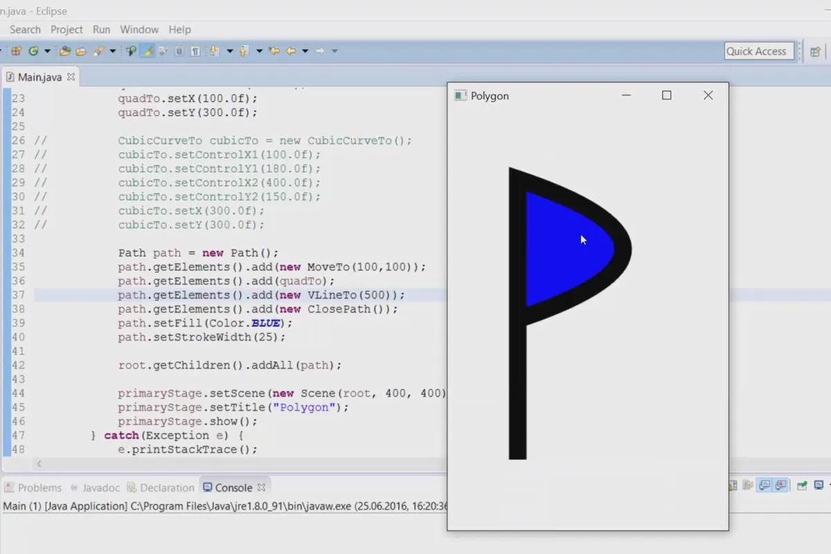 JavaFX for GUI-utvikling - 40 Pathway