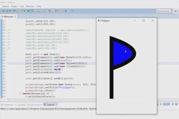 JavaFX for GUI-utvikling - 40 Pathway