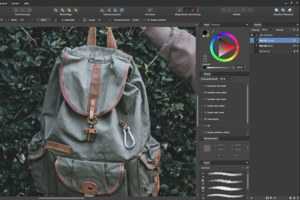 Affinity Designer-opplæring - grunnleggende: 6.4 | Dodge- og Burn-verktøy