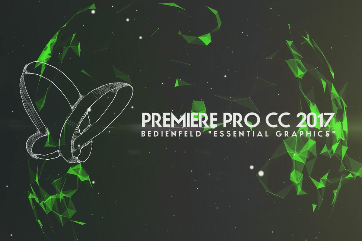 Nytt i Creative Cloud: Premiere Pro CC 2017.1 (april 2017) - panelen Essential Graphics