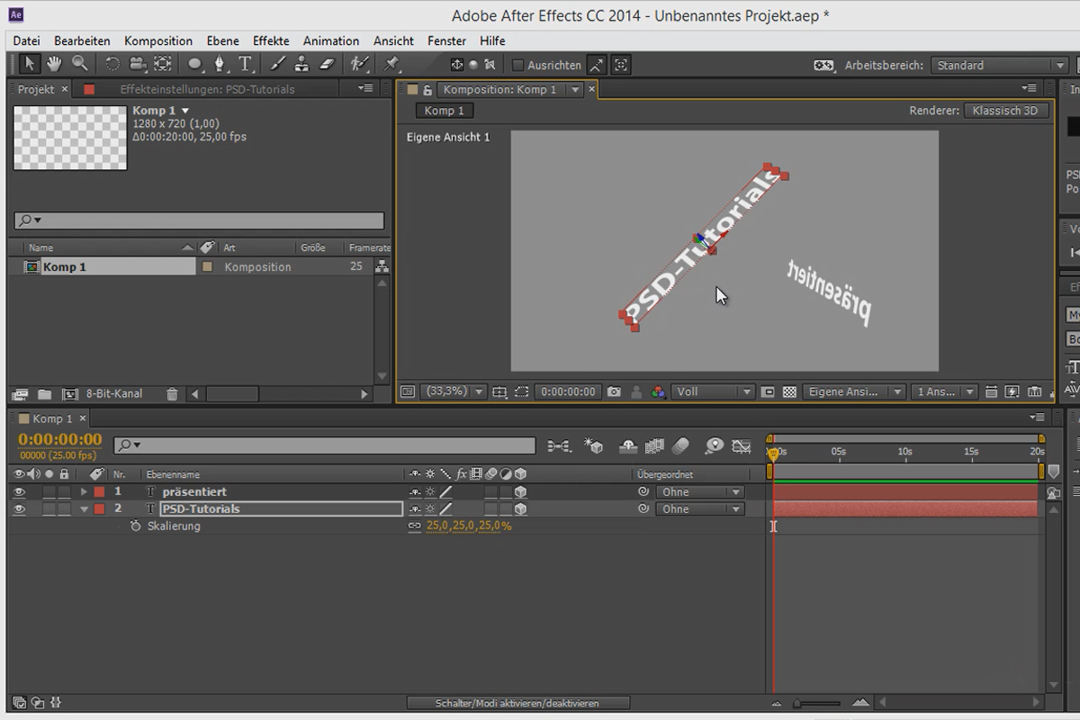 Tips och tricks för 3D i After Effects: Axel lägen
