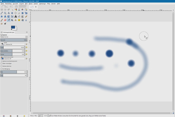 Image editing with GIMP: the tutorial for beginners - 40 spray gun