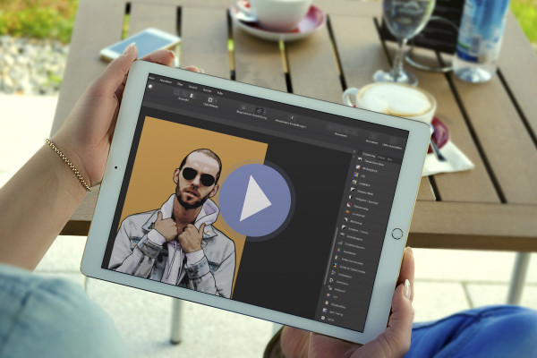 Crea imágenes con el aspecto de GTA con Affinity Photo: Recorta y dibuja contornos