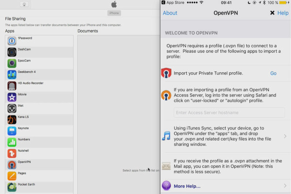 OpenVPN verstehen und einrichten – sicher im Netzwerk: 6.5 iOS verbinden auf unseren OpenVPN-Server