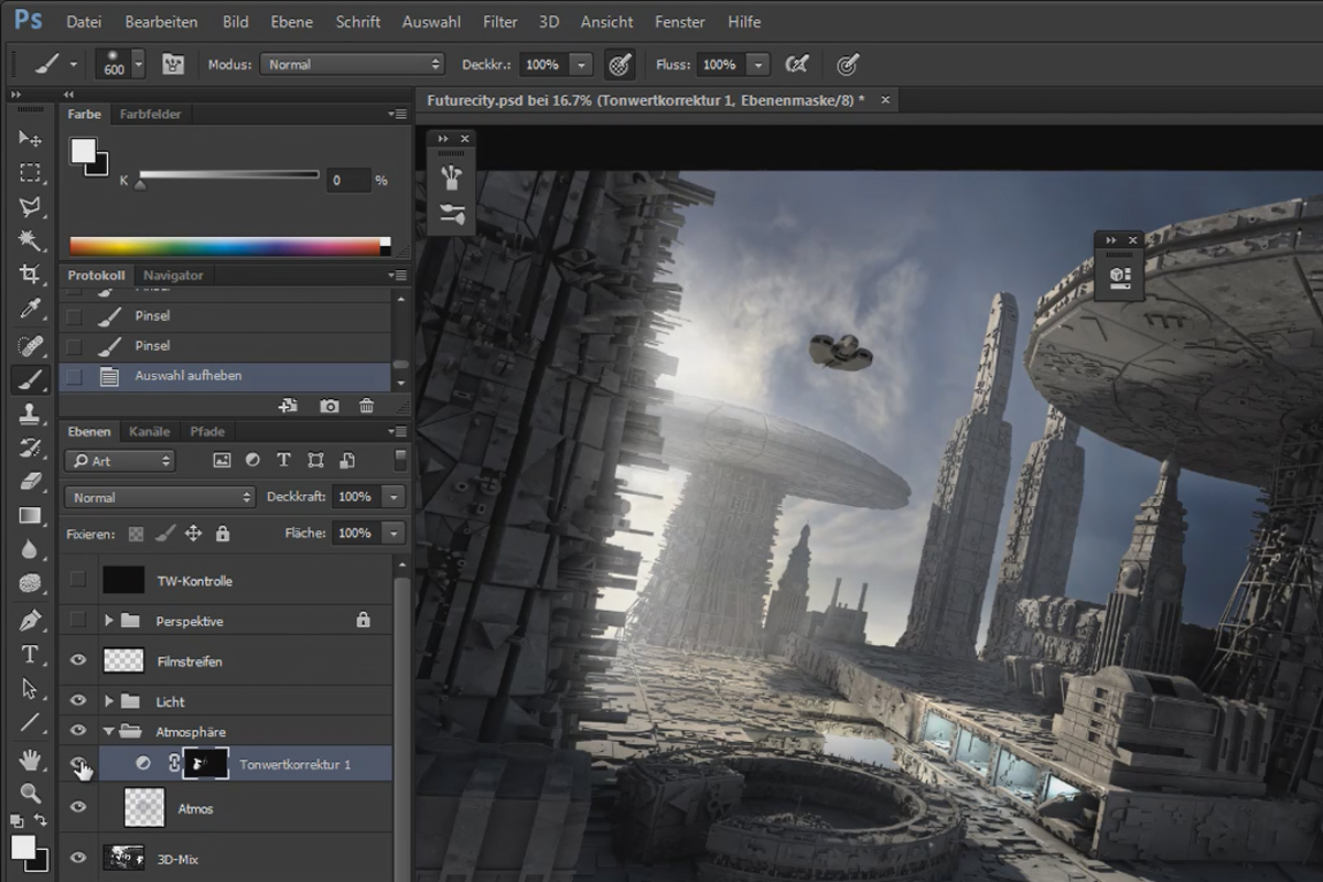 Cinema 4D kohtaa Photoshopin: II - 2.3. Valonlähteen määrittäminen.