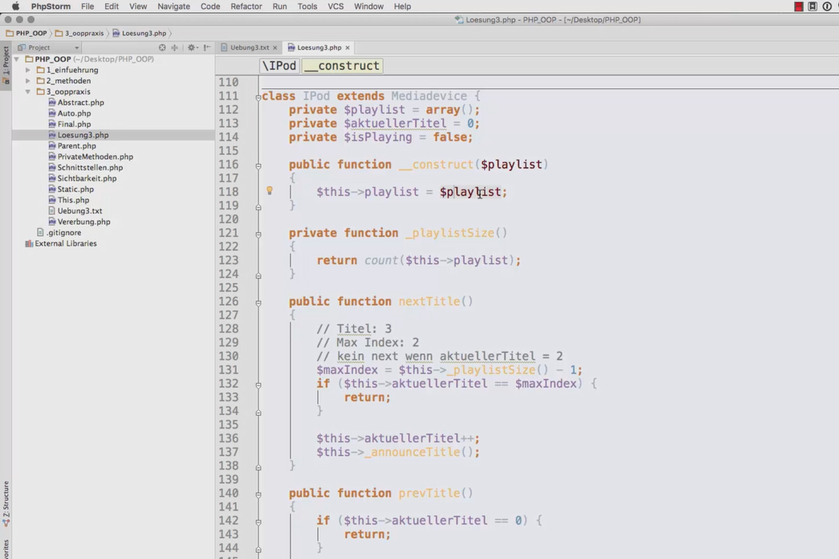 Programación web orientada a objetos con PHP - 5.12 Solución nº 3