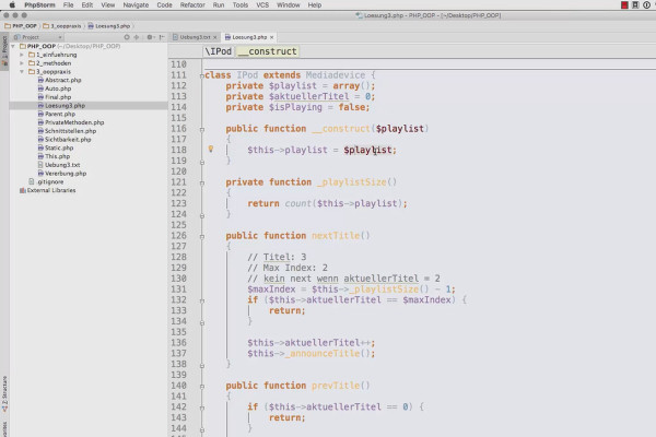 Objektorienteret webprogrammering med PHP - 5.12 Løsning #3