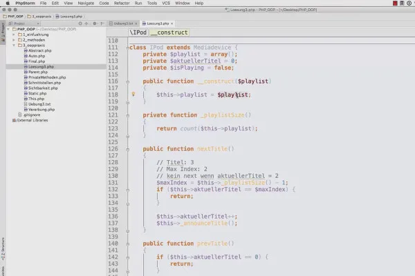 Objektorientert webprogrammering med PHP - 5.12 Løsning #3