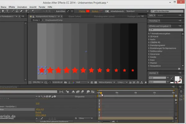 Tipps und Tricks zur Animation in After Effects: Zeitlich versetzen