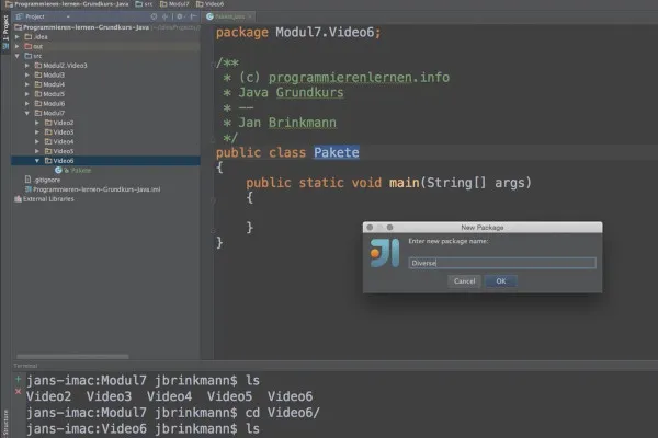 Java untuk Pemula - 7.7 Paket Java (Bagian 1)
