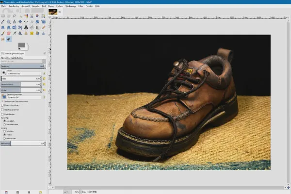 Elaborazione dell'immagine con GIMP: il tutorial per principianti - 41 Strumento Schiarire e Scurire
