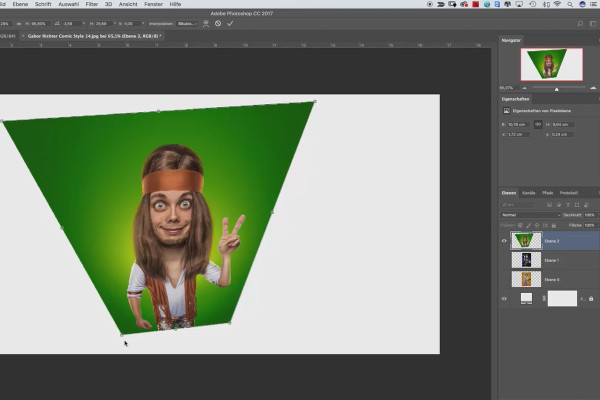 Photoshop para principiantes y niveles intermedios - 5.4 Transformación