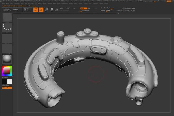 ZBrush för nybörjare: 10.2.1 Arbetsflöde II - Modellering