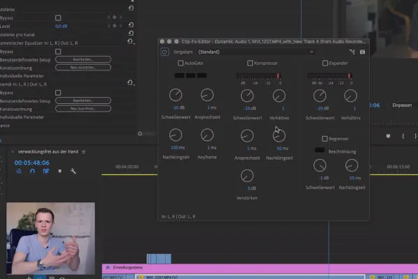 Premiere Pro CC-Tutorial: 5.6 | Sprachaufnahmen bearbeiten