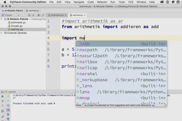 Menggunakan dan mengimpor Modul dalam Python - 8.2