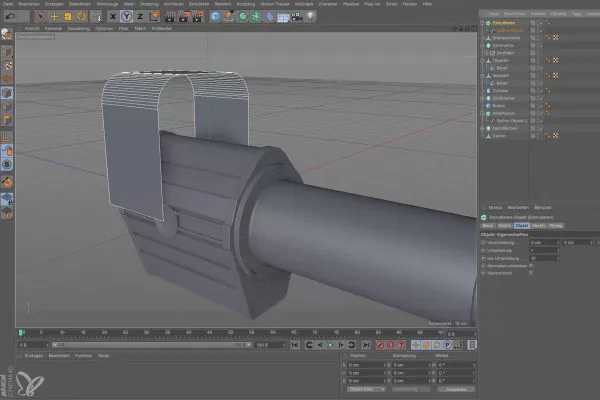 시네마 4D 입문자를 위한 - 3D 실무: 6.10 버틀 형태