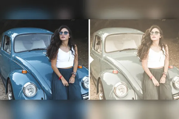 Eelvaade vintage- ja retrostiilis (Lightroom, Camera Raw): 41 | Vintage Sunlight Max