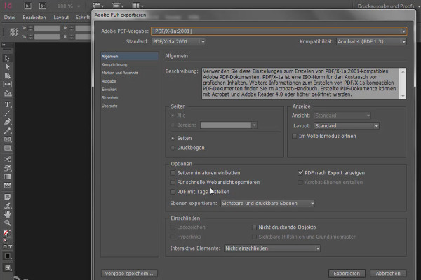 Adobe InDesign'de büyük projeler - 6.03 - PDF'ler oluşturma