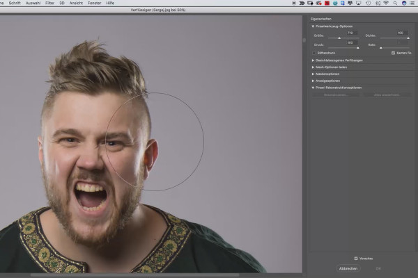 Photoshop para principiantes e intermedios - 5.5 Licuar